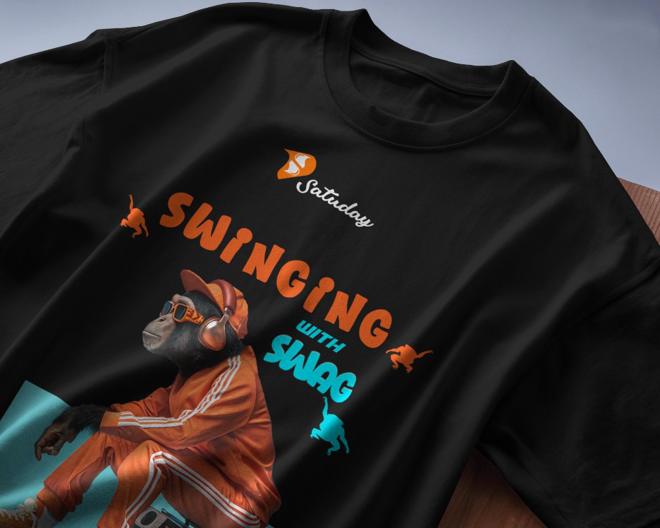 Swinging with Swag Oversized Tee