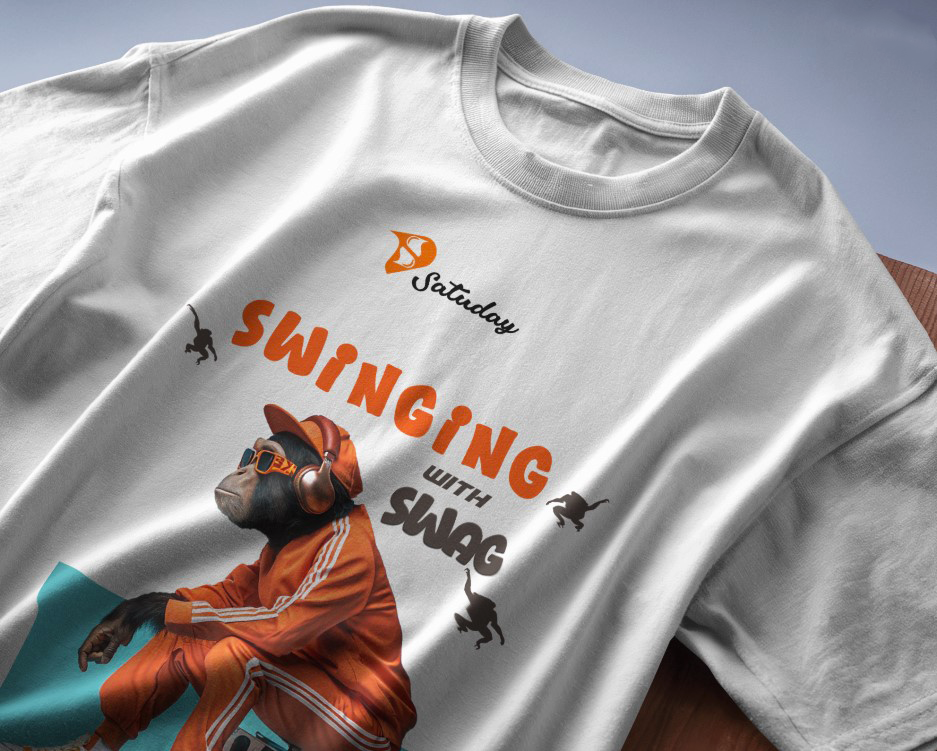 Swinging with Swag Oversized Tee