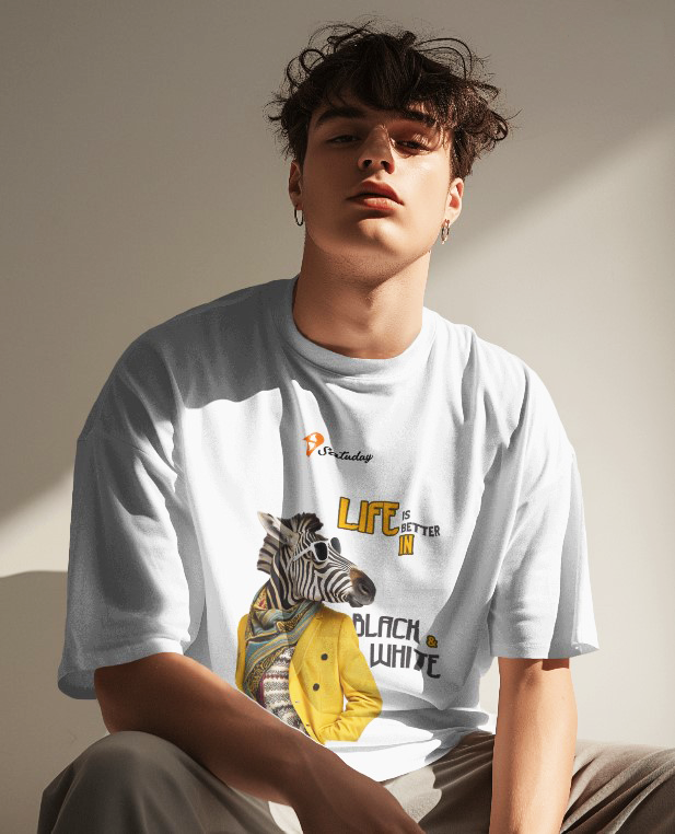 The Zebra Life Oversized Tee