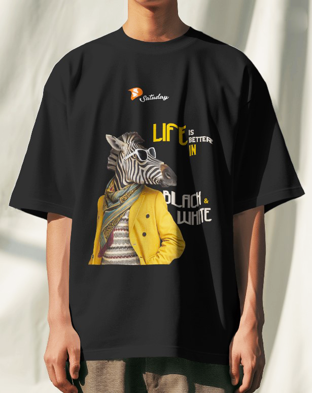 The Zebra Life Oversized Tee