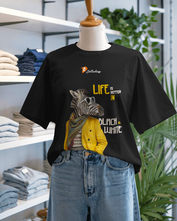 The Zebra Life Oversized Tee