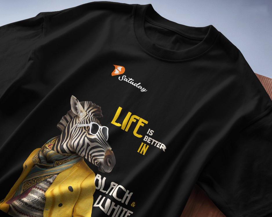 The Zebra Life Oversized Tee