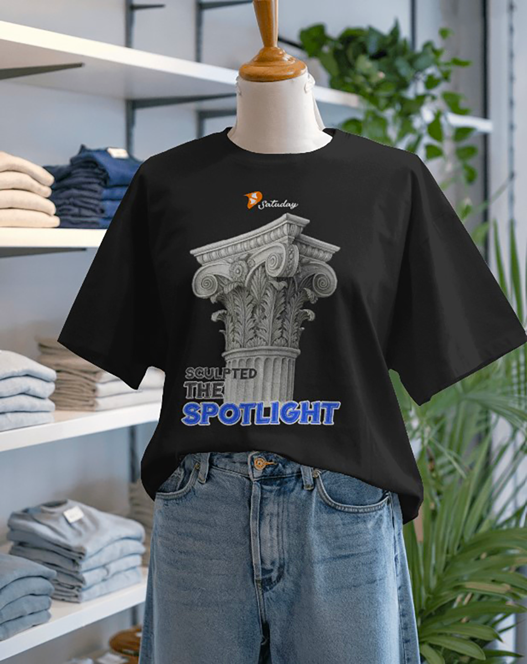 Sculpted Spotlight Oversized Tee
