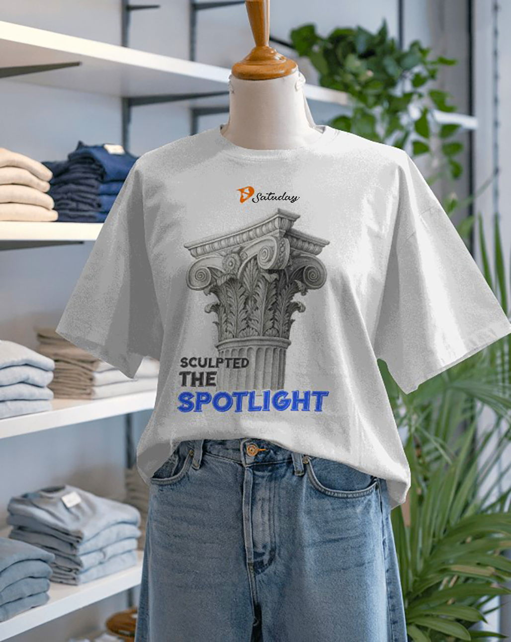 Sculpted Spotlight Oversized Tee
