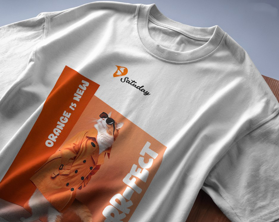 Orange Is New PURR-FECT Oversized Tee