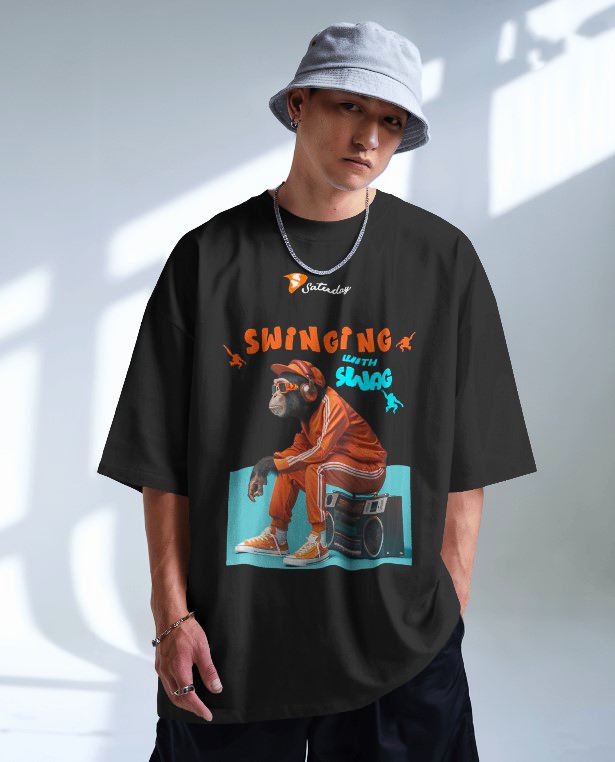 Swinging with Swag Oversized Tee