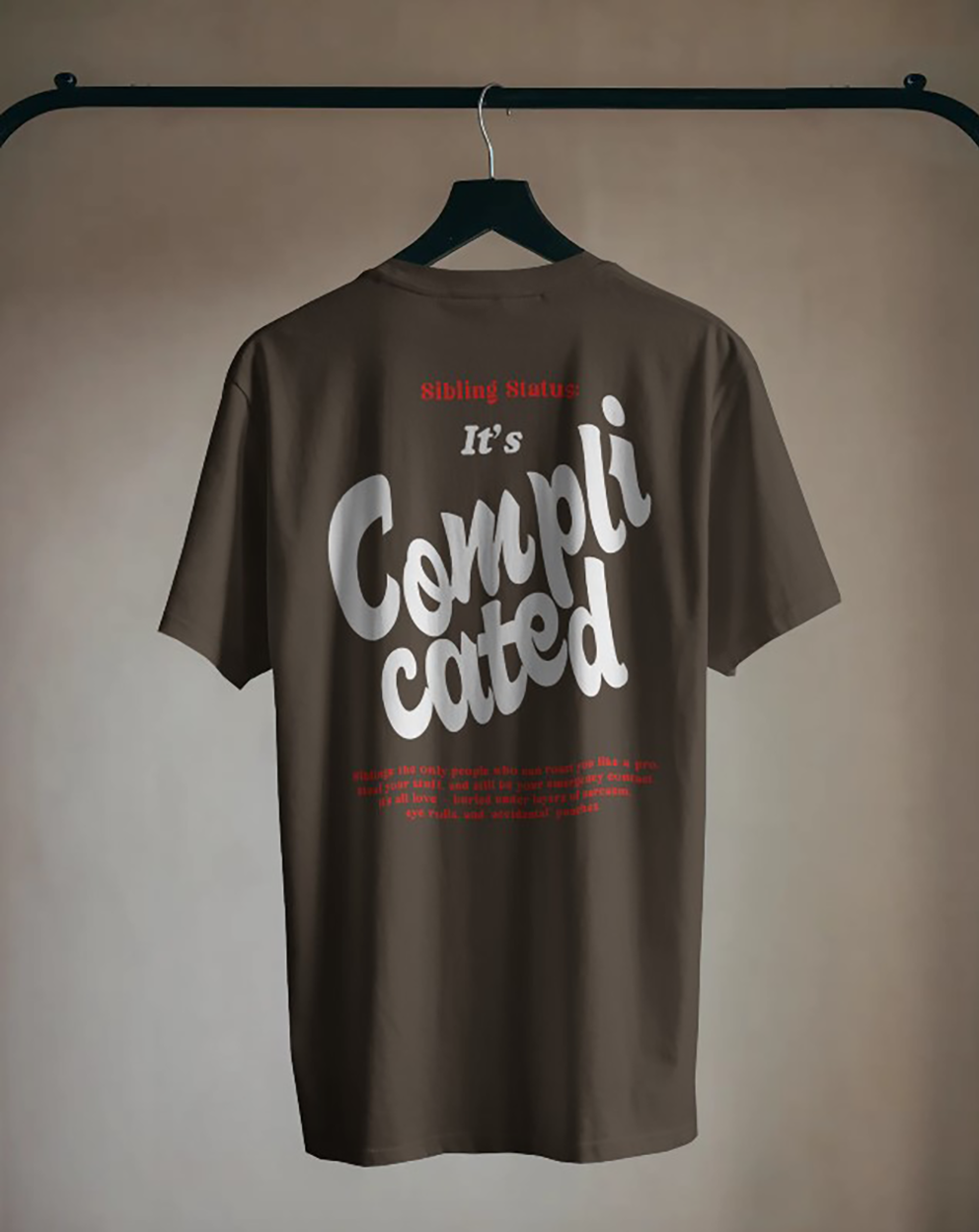 It’s Complicated Oversized Tee [UNISEX]