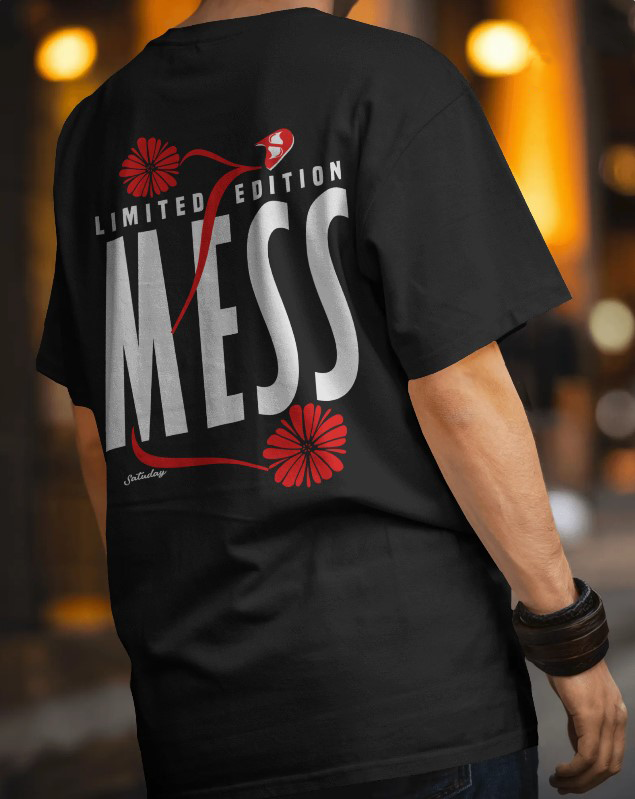 Limited Edition Mess Oversized Tee [UNISEX]