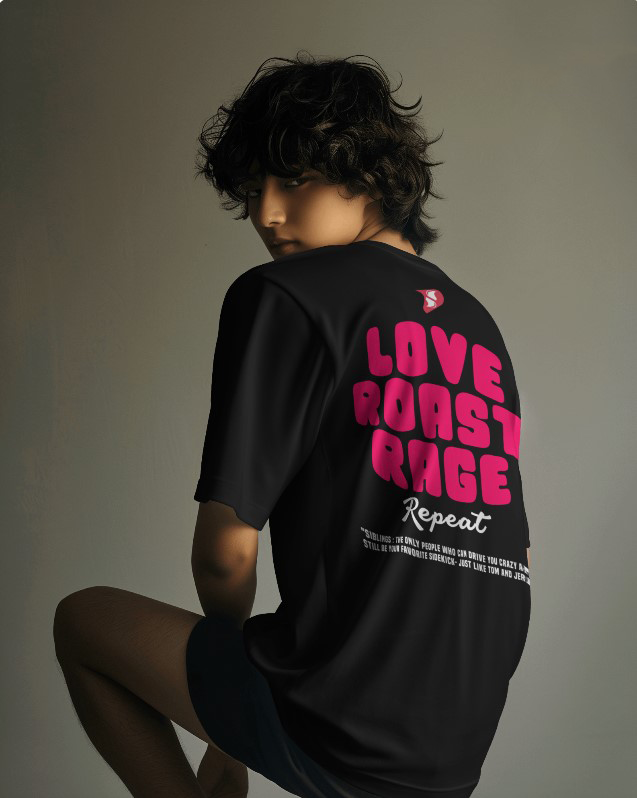 Love Roast Rage Oversized Tee [UNISEX]