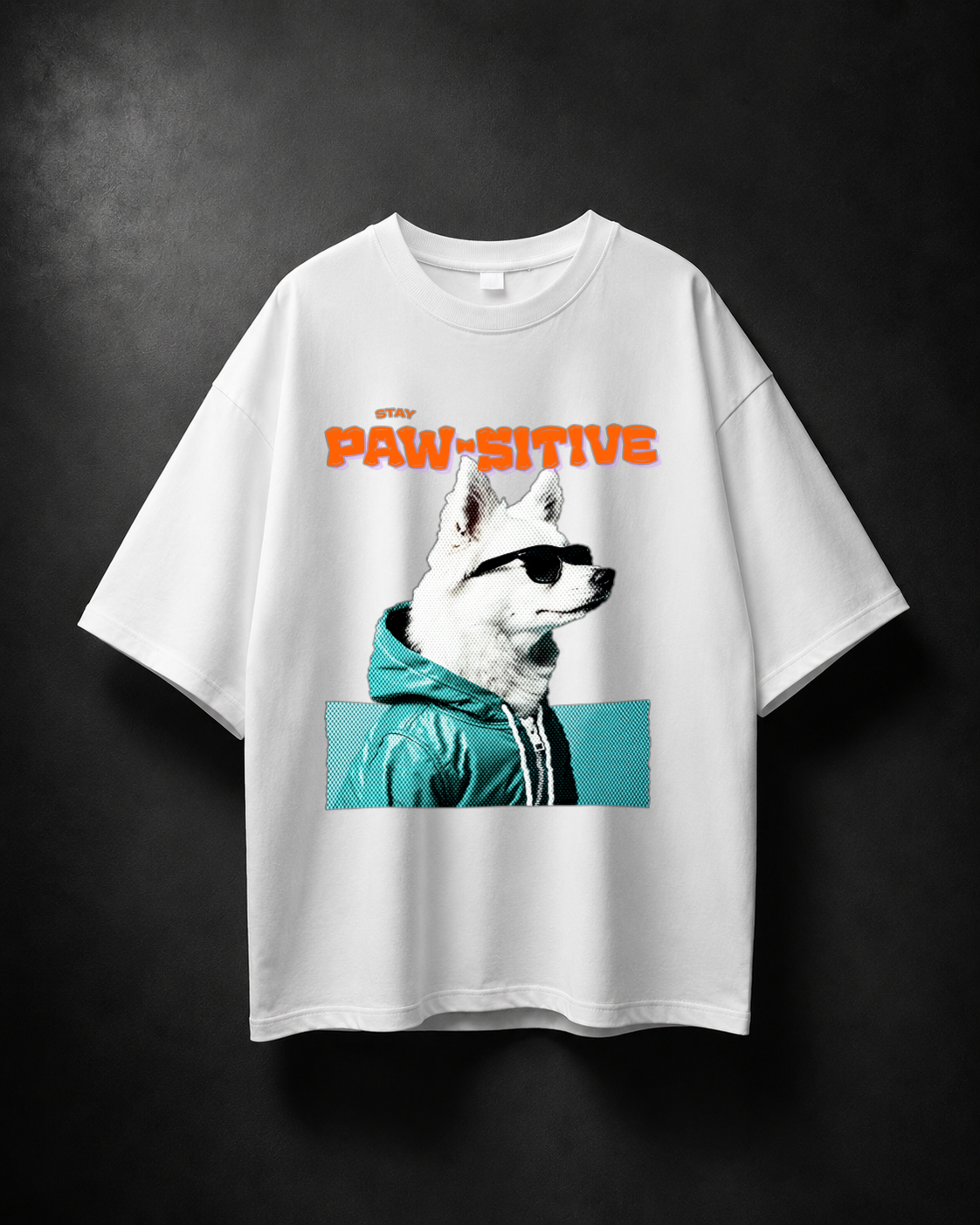 PAWsitive Oversized Tee